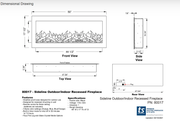 Electric fireplace 50