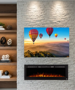 50 inch Electric Fireplace | Chemney Free With Realistic Flames. - LEDHomeDecors.com