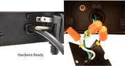 84 Inch Modern Electric Fireplace | Wall Mount With Realistic Flames