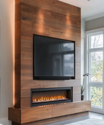 50 inch Electric Fireplace | Chemney Free With Realistic Flames. - LEDHomeDecors.com