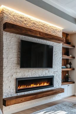 60 inch Electric Fireplace Indoor \ outdoor Realistic Flame