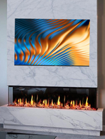 Electric fireplace with Eco-friendly realistic flames