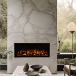 60-Inch Electric Fireplace | Modern Wall Mount With Realistic Flames - LEDHomeDecors.com