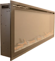 60-Inch Electric Fireplace | Modern Wall Mount With Realistic Flames