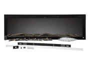60-Inch Electric Fireplace | Modern Wall Mount With Realistic Flames