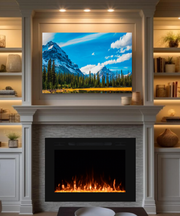 40 inch Electric Fireplace Wall Mount | Wi-Fi & Smart Home Compatible