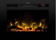 28 Inch Electric Fireplace Small LED Flame Effect