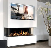 60 Inch 3-Sided Electric Fireplace | Top-Quality Realistic LED Flames