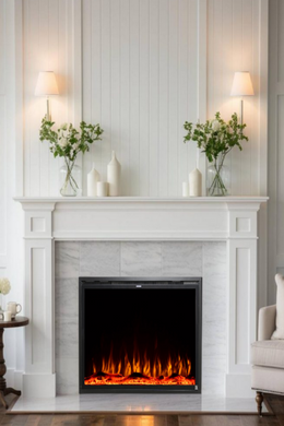 Electric Fireplace Cozy  Home Decor