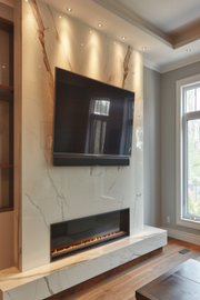 Smart 60-Inch Electric Fireplace | Wi-Fi & Alexa Enabled