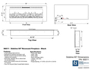Smart 60-Inch Electric Fireplace | Wi-Fi & Alexa Enabled