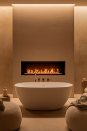 Electric Fireplace 50 inch Outdoor-Indoor Remote Control