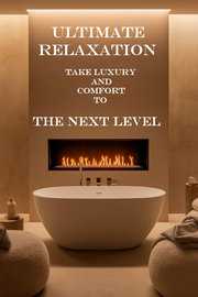 Electric Fireplace 50 inch Outdoor-Indoor Remote Control