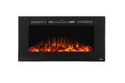 40 Inch Small Electric Fireplace | Remote Control Heat & Flame Setting