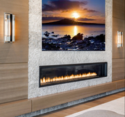 84 inch Realistic Electric Fireplace Year-Round Ambiance
