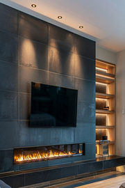 Electric Fireplace 72 inch |Top Quality Recessed In Wall Mounting