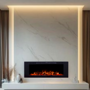 40 inch Electric Fireplace Wall Mount | Wi-Fi & Smart Home Compatible