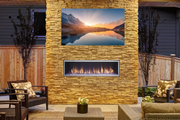 60 inch Electric Fireplace Indoor \ outdoor Realistic Flame