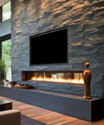 100 inch Electric fireplace Commercial Decor