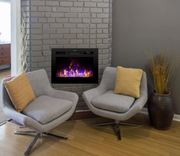 28 Inch Electric Fireplace Small LED Flame Effect