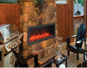 60 inch Electric Fireplace Indoor \ outdoor Realistic Flame