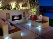 60 inch Electric Fireplace Indoor \ outdoor Realistic Flame