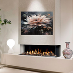 Electric fireplace with Eco-friendly realistic flames 