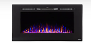 40 Inch Small Electric Fireplace | Remote Control Heat & Flame Setting