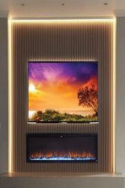 Electric Fireplace 72 inch |Top Quality Recessed In Wall Mounting