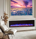 84 inch Electric Fireplace Flames