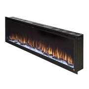 Electric fireplace with realistic flames and remote control
