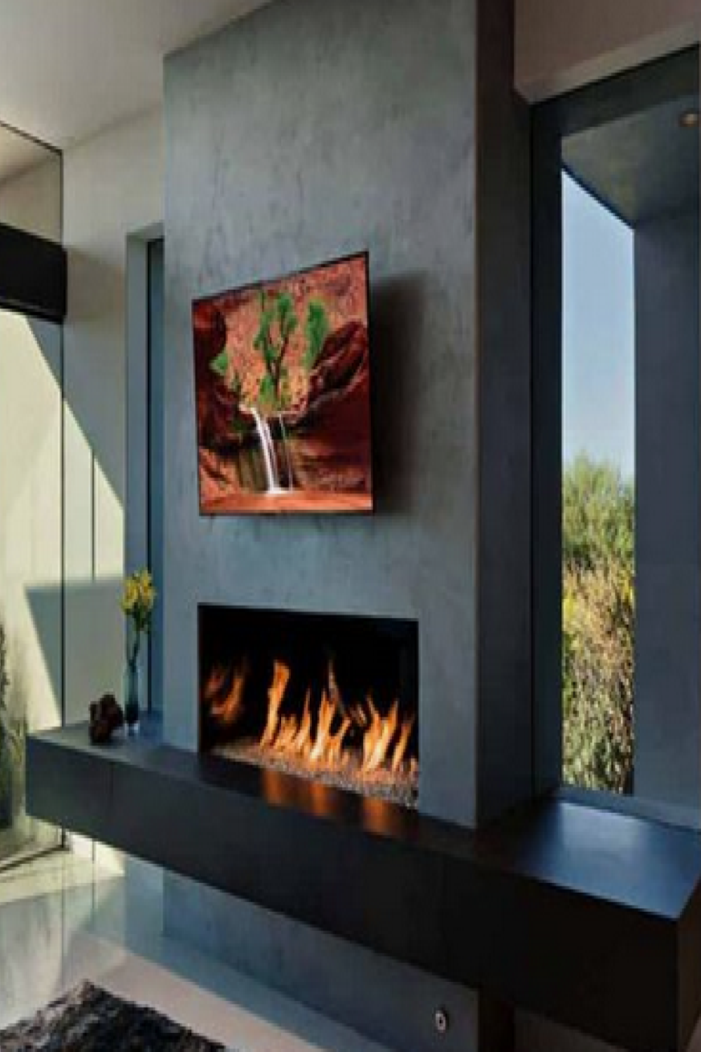 Eco-Friendly Fireplace | Compelling Electric Fireplace Flames ...