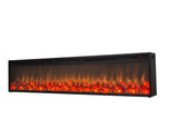 100" Recessed Electric Fireplace. Black. SKU: 80032 .Touchstone