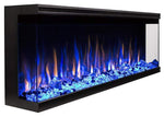3 sides 72 inch Remote Control Electric Fireplace
