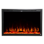 Electric fireplace with realistic flames