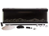 3 Sided 60" WiFi Enabled Recessed Electric Fireplace SKU: 80046